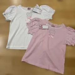 りりぴ 半袖Tシャツ 2枚セット 160cm