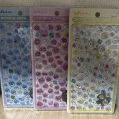 ボンボンドロップシール　しずくちゃん　みるみるちゃん　うるおいちゃん　ミニ