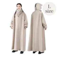 ロング丈　レインコート カッパ　雨具　自転車 防水 レインウェア