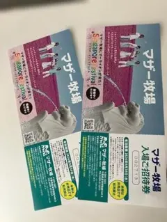 マザー牧場招待券2枚セット（26-9-30迄)のサムネイル