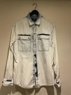 DSQUARED2 デニムシャツ 46 ホワイト　ディースク　美品　長袖　M