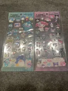 クリアキャンディシール　2枚セット　クロミ　ハンギョドン　ケロッピ　サンリオ