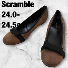 Scramble LL フラットシューズ バレエシューズ スエード