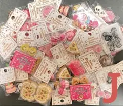 Jデコレーションパーツセット大量まとめ売り いろいろ ケーキ キャンディスマイル