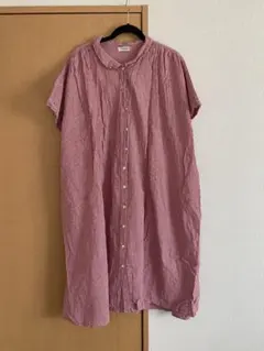 Samansa Mos2 半袖シャツワンピース サイズF