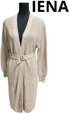 IENA ロングカーディガン ベージュ レディースL スローブイエナ