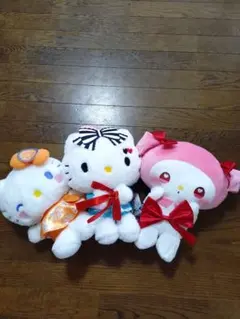 サンリオキャラクターズ 　Lぬいぐるみ ”マイメロディ　ハローキティ　セット