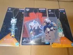 ホロライブ　一番くじ　白上フブキ4種セット　アクスタ、アクリルチャーム　ラバー