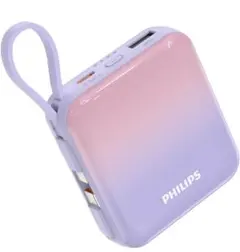 Philips (フィリップス) モバイルバッテリー 10000mAh 大容量
