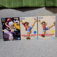 ONE PIECE モンキー・D・ルフィ フィギュア3体セット