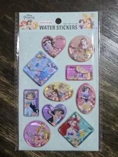 ディズニープリンセス ウォーターステッカー