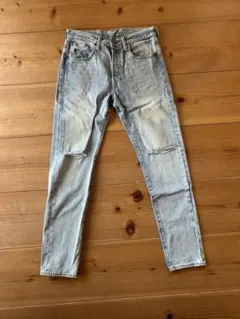 リーバイス501CT w29L32 ダメージデニム