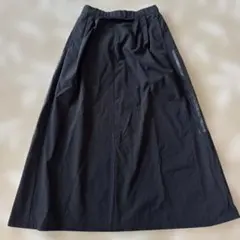 adidas ブラック ロングスカート M