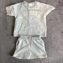 ZARA ベビー 上下セットアップ半袖スウェット＋ショートパンツ 90