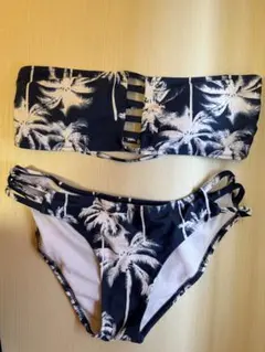 パームツリー柄 バンドゥビキニ L