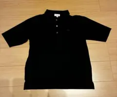 LACOSTE ポロシャツ ブラック リラックスフィット