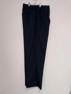 【試着のみ】UNIQLO C ユニクロタックワイドテーパードパンツ M ネイビー