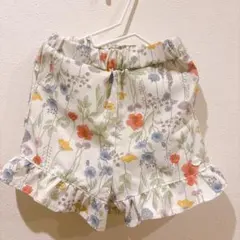 petit main 花柄フリル　水陸両用ショートパンツ 80cm