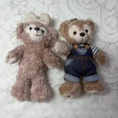 ダッフィー シェリーメイ ぬいぐるみバッジセット