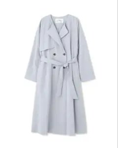 NATURAL BEAUTY BASICキュプラ混ツイルフォルムコート 【S】