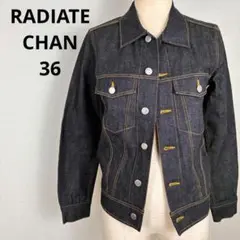 RADIATE　CHAN　Gジャン　デニム　ジャケット　36　インディゴ