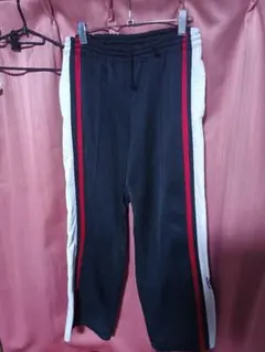 MIZUNOスーパースター トラックパンツ ネイビー レッド ホワイト