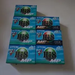 TDK Hi8 MP 120分テープ 4本セット 〃　 ME 〃2本セットのサムネイル