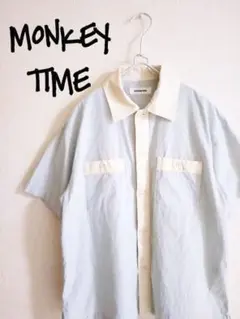 D222390 MONKEY TIME ストライプ クラシックシャツのサムネイル