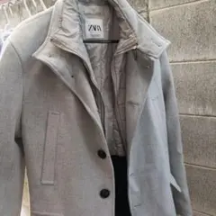 ZARA メンズ ジャケット ライトグレー Mサイズのサムネイル