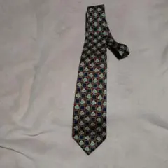 LANCEL PARIS 幾何学模様 ネクタイ シルク100%