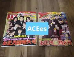 ACEes ザテレビジョンジュニアカルタ　TVガイド　切り抜き
