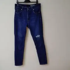 AmericanHolic スキニーフィットダメージデニム LL