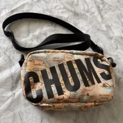 CHUMS 地図柄 ショルダーバッグ