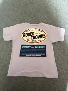 ロデオクラウンズ　キッズ　バックロゴ刺繍Tシャツ 130cm