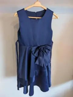 ネイビー ドレス 子供 150 ピアノ発表会