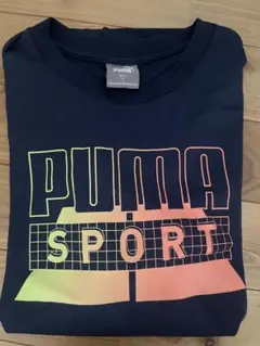 PUMA スポーツ Tシャツ ネイビー