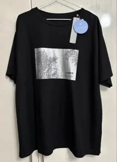 接触冷感クールタッチカノコ箔プリントTシャツ／クールネック／ＭですがLLまで！