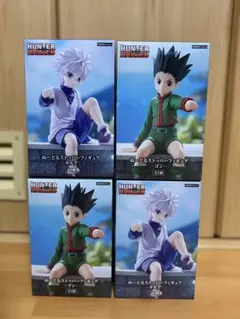 HUNTER×HUNTER ぬーどるストッパーフィギュア ゴン キルア4体セット