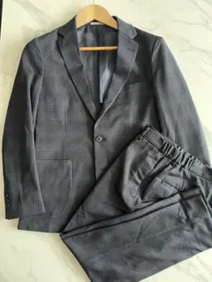 美品ワークトリップアウトフィッツ ストレッチメッシュセットアップスーツ Sサイズ