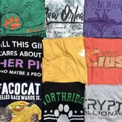 古着ベール19点Tシャツ&ランダムステッカー3枚付き まとめ売り 複数枚 