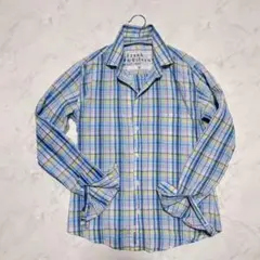 Frank & Eileen バリー　 美品　長袖 チェックシャツ　しわ加工あり