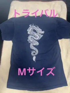 トライバルTシャツ バックプリント有り　Mサイズのサムネイル