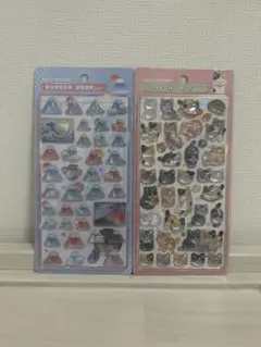 【正規品】 ボンボンドロップシール和柄 富士山 和猫