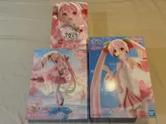 初音ミク 桜ミク フィギュア 3種セット