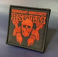 US 傭兵BSOTM ミリタリー 刺繍パッチベルクロ ワッペン