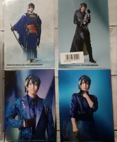 刀ミュ「陸奥一蓮」ブルーレイ予約特典「三日月宗近」４枚セット