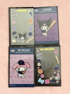 タイトーくじ 侍ジャパン×サンリオキャラクターズ G賞 クリアカード2枚セット