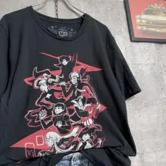 US古着/M ペルソナ5 ゲーム 黒 半袖Tシャツ メンズ プリント キャラt