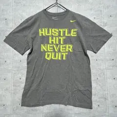 H79 NIKE HUSTLE ロゴTシャツ L ストリート アメカジ レトロ