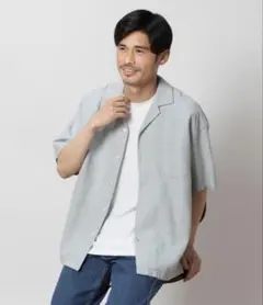 BACK NUMBER(バックナンバー)バスケット半袖開襟シャツのサムネイル